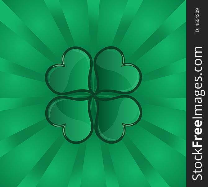 Four-leaf Clover Background