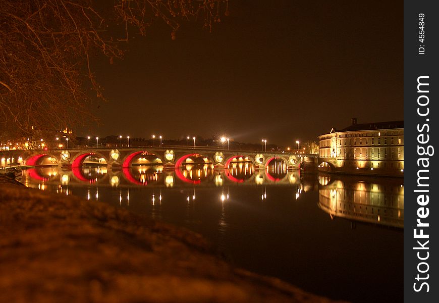 Bridge at night