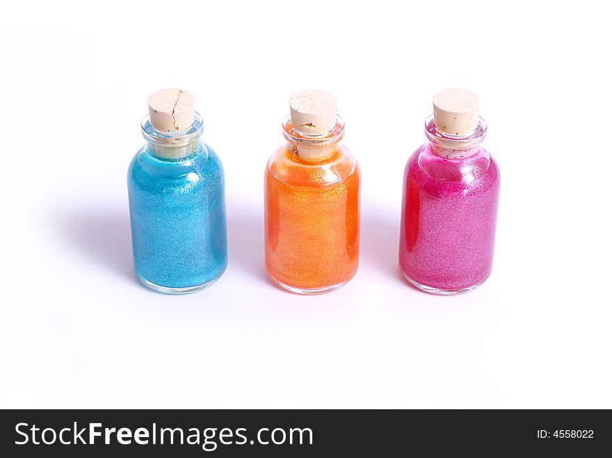 Three Color Bottles