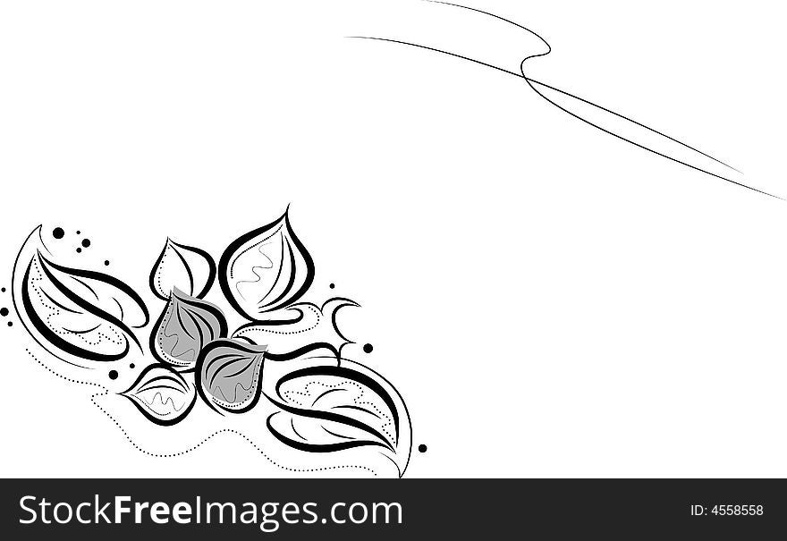 Abstract  background. A vector format is added. Suits well for a postcard or background