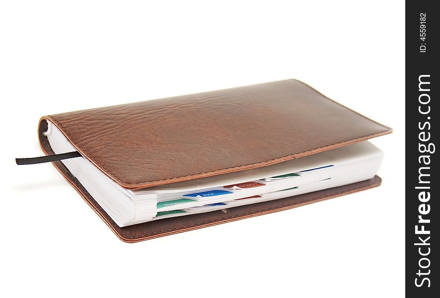 Business Notebook Isolated