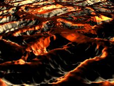 The Mountains With Lava Stock Photography The Mountains With Lava Stock Photography
