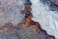 Spring Ice Background Royalty Free Stock Photo