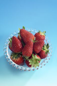 Strawberries Cup Isolated Stock Images Strawberries Cup Isolated Stock Images