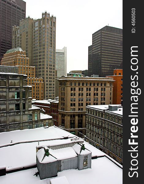 Stock image of a snowing winter at Boston, Massachusetts, USA. Stock image of a snowing winter at Boston, Massachusetts, USA