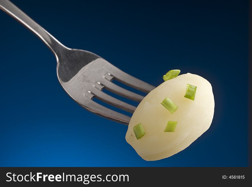 Potato With Fork