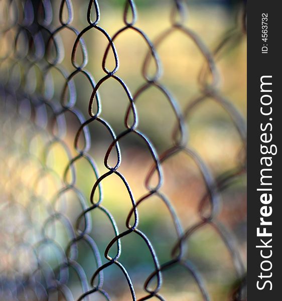 Photograph of a wire fence