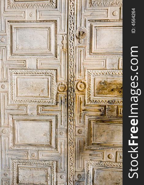 Marble Door From Hagia Sophia In Istanbul, Turkey