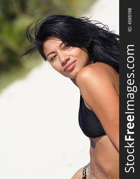 Attractive Woman on the beach