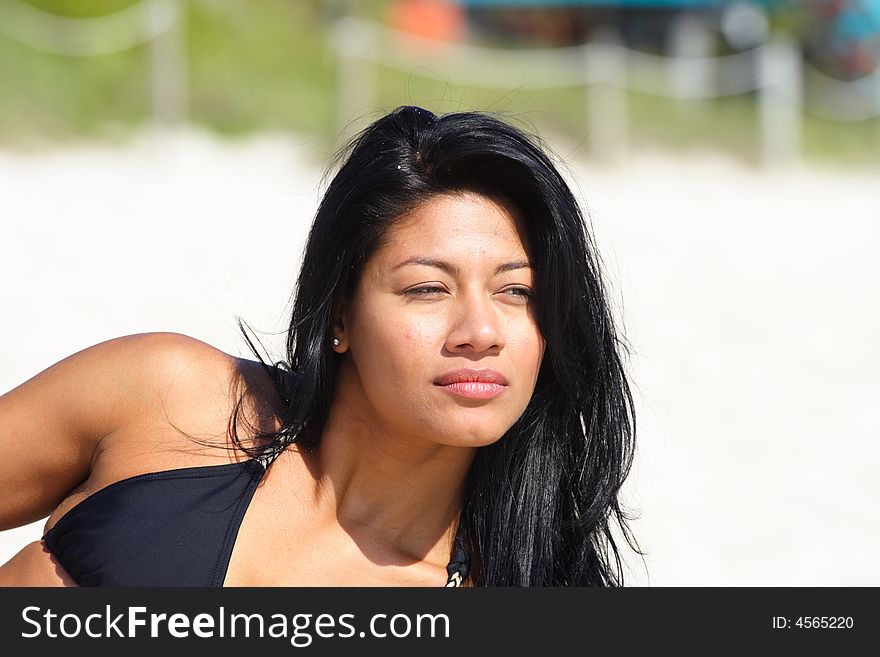 Woman On The Beach