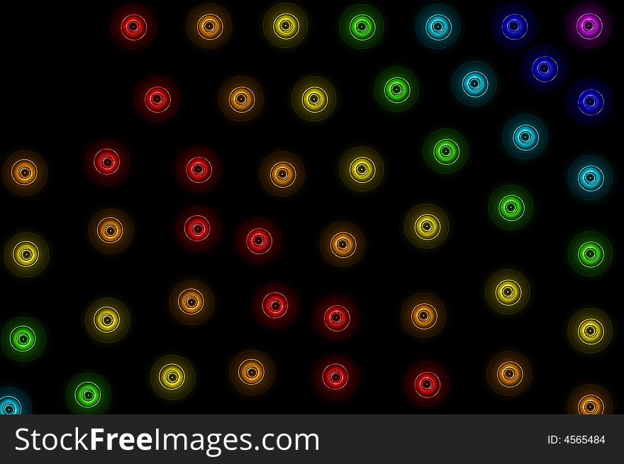 Abstract rainbow colored lights texture
