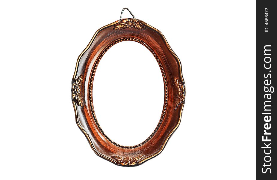 Oval picture frame