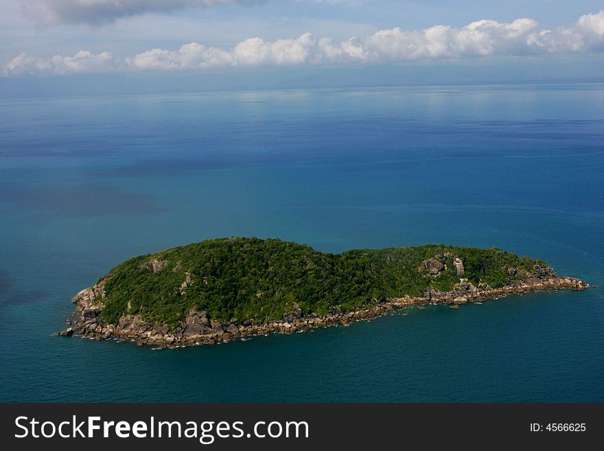 A shot of tropical islands in Australia. A shot of tropical islands in Australia
