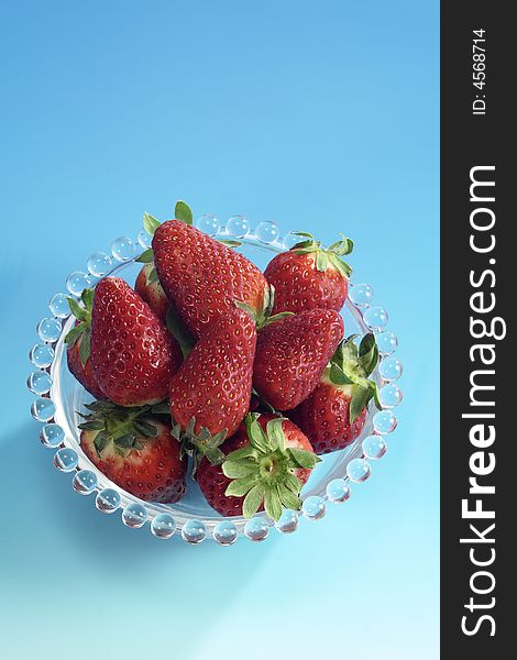 Strawberries Cup Isolated