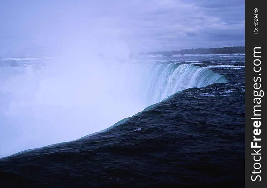 The Niagara great falls landscape in Canada-14