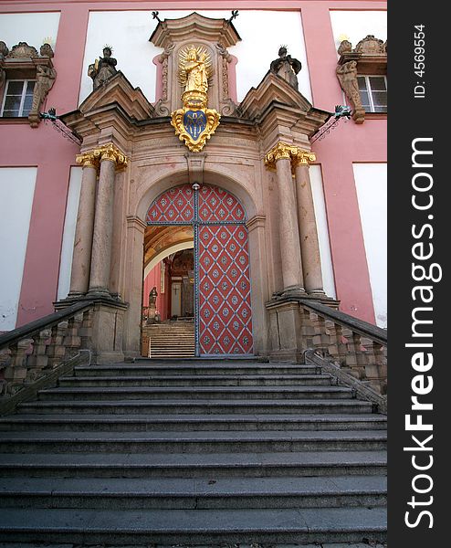 Holy shrine,sanctum,head gateway,church,Czech republic,Europe. Holy shrine,sanctum,head gateway,church,Czech republic,Europe