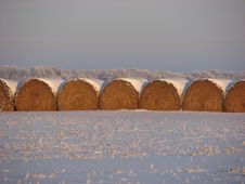 Straw Bales Royalty Free Stock Images Straw Bales Royalty Free Stock Images