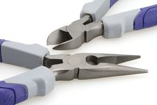Blue Gray Handled Tools Stock Photo Blue Gray Handled Tools Stock Photo