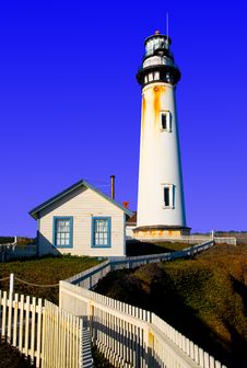 Pigeon Point Lighthouse Royalty Free Stock Images