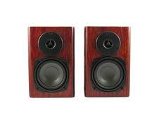 Wooden Loudspeakers Hi-fi Stereo Royalty Free Stock Photo Wooden Loudspeakers Hi-fi Stereo Royalty Free Stock Photo