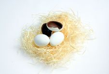 Chocolate Easter Eggs Stock Photos Chocolate Easter Eggs Stock Photos