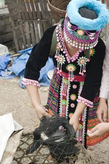Hmong Woman In Laos Royalty Free Stock Photography Hmong Woman In Laos Royalty Free Stock Photography