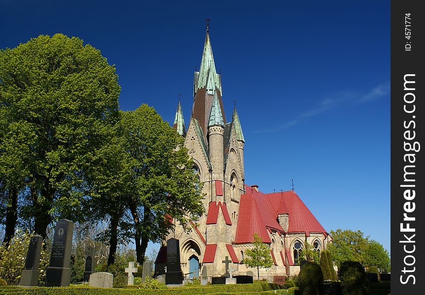 The church outside Malmo in Sweden