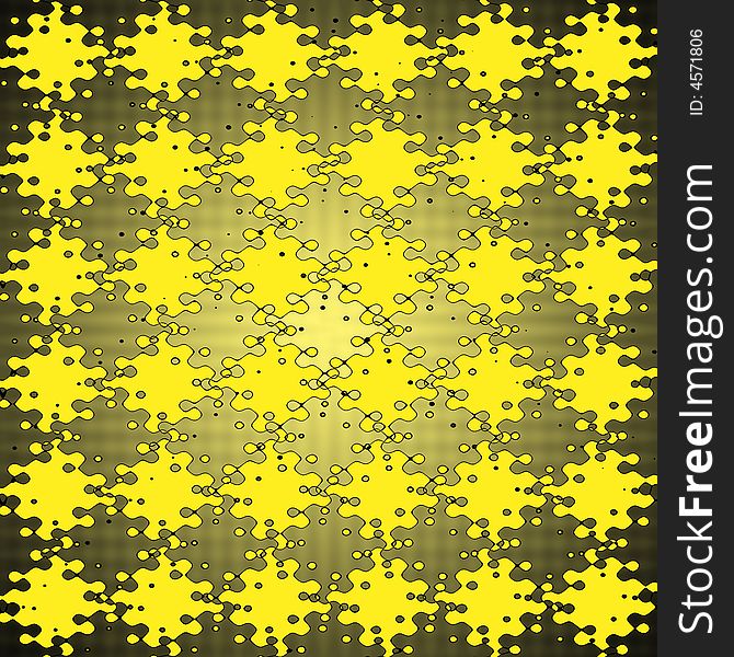 Backdrop with yellow, black and gradient