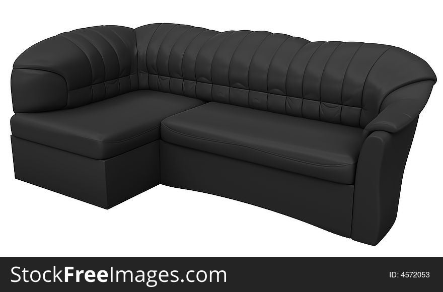 Image of sofa. White background.