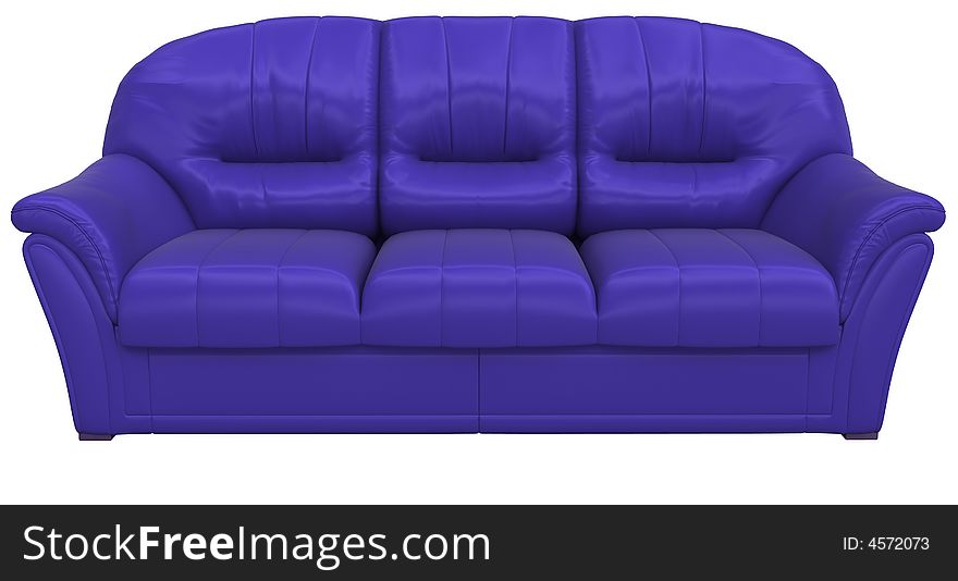 Image of sofa. White background.