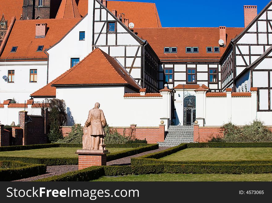 Famous monuments in Wroclaw, Poland