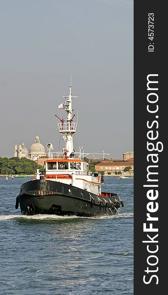 Tugboat and Fire rescue ship
