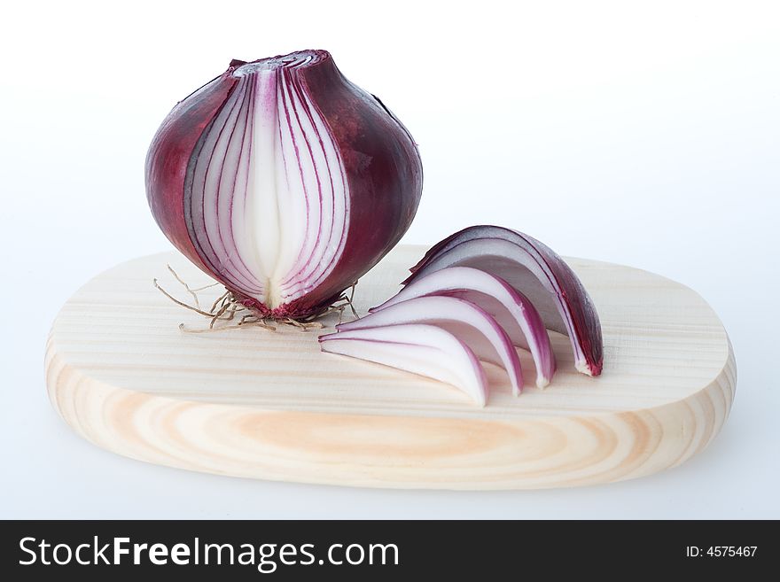 Onion On White Background