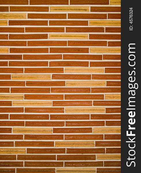 Slim brick wall texture, background