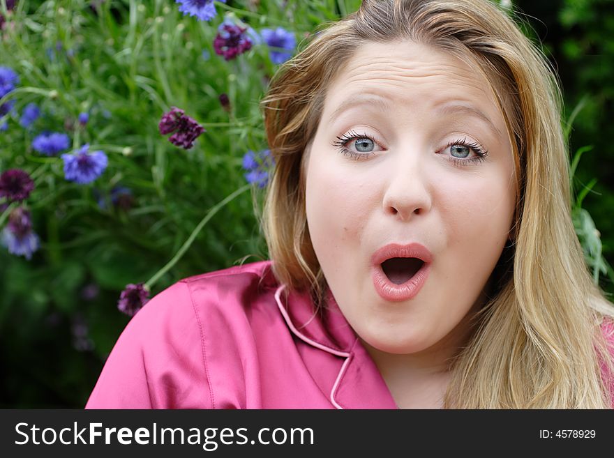 Woman With Suprised Expression