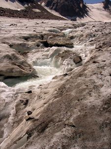 Melting Glacier Royalty Free Stock Photography Melting Glacier Royalty Free Stock Photography