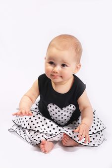 Little Baby Girl Stock Photos