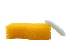 Sponge And Soap. Stock Images Sponge And Soap. Stock Images