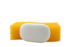 Sponge And Soap. Stock Image Sponge And Soap. Stock Image