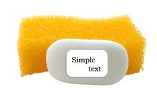 Sponge And Soap. Stock Photo Sponge And Soap. Stock Photo