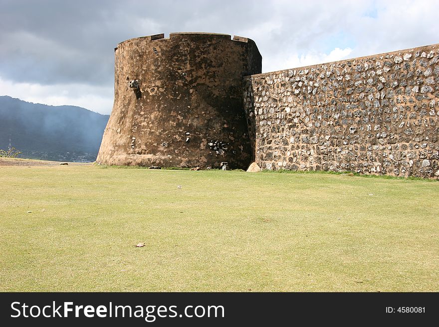 Corner of the old fort st Felipe