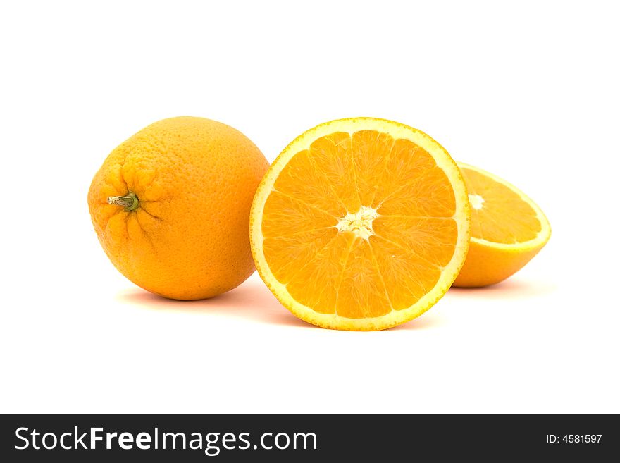 Oranges isolated on White Background