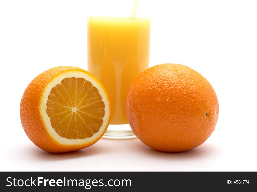 Orange and orange juice