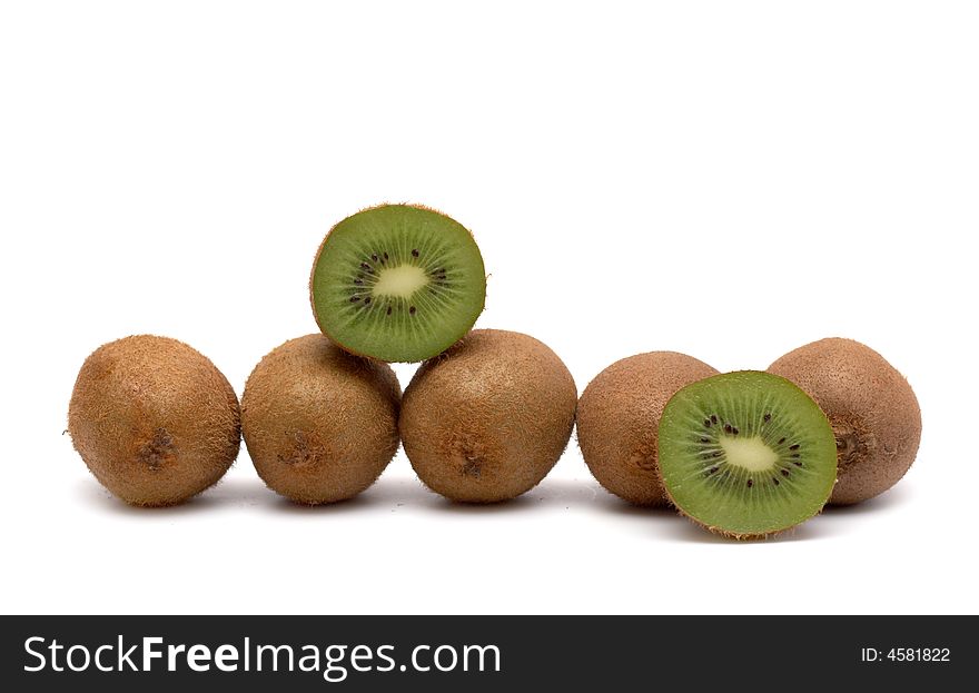 Kiwi on a white background