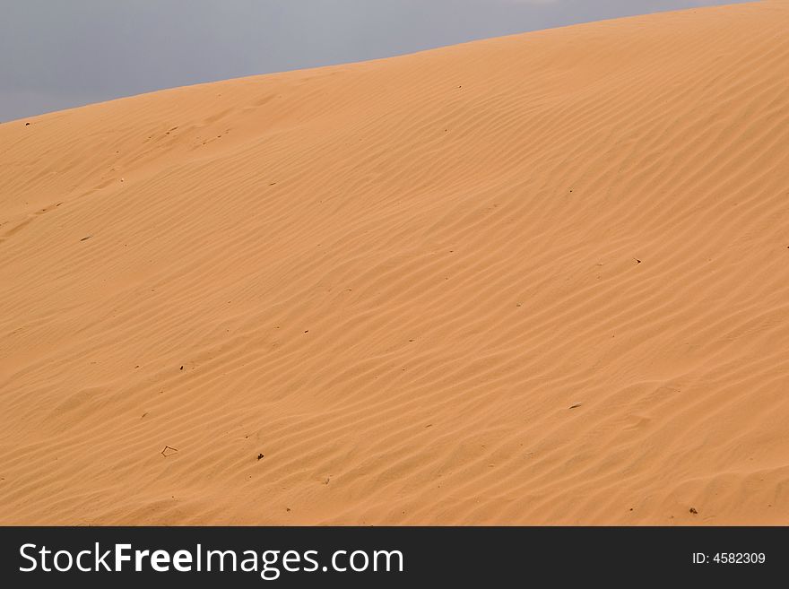 Sand dunes in Negev desert, Israel