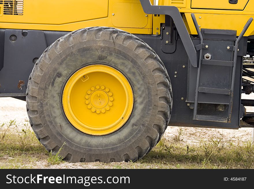 The Rolling End Of A Front-end Loader