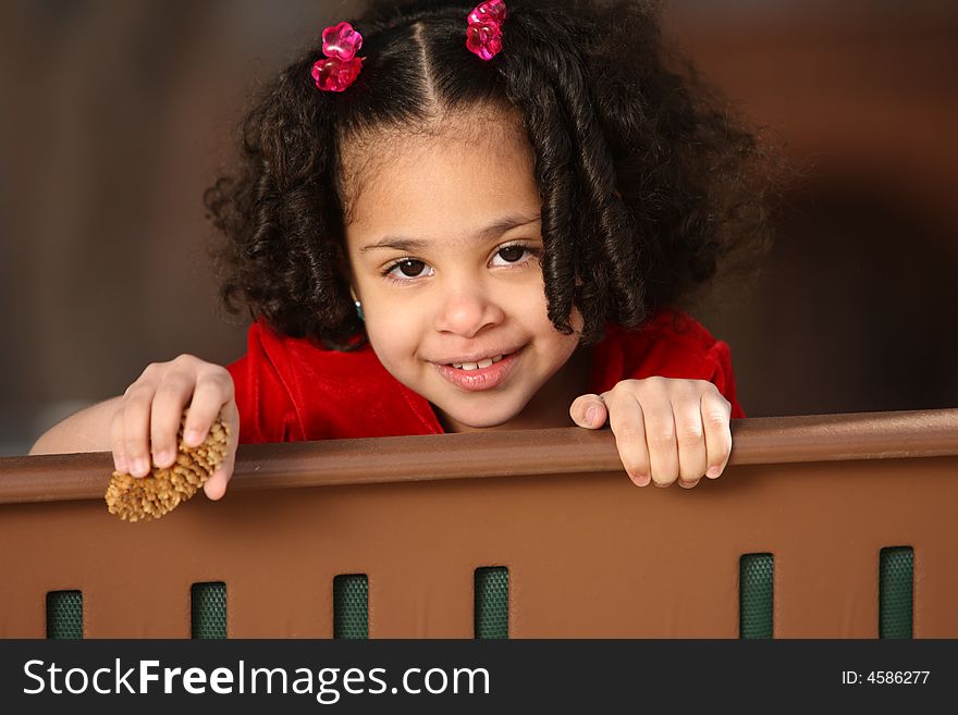 Young beautiful multiracial girl with afro hairstyle. Young beautiful multiracial girl with afro hairstyle