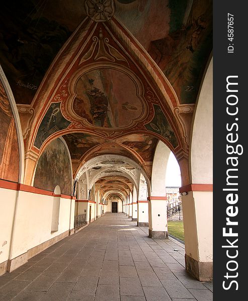 Holy shrine,sanctum,head gateway,church,Czech republic,Europe. Holy shrine,sanctum,head gateway,church,Czech republic,Europe