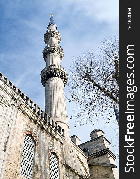 SultanAhmet (Blue) mosque, Istanbul, Turkey.