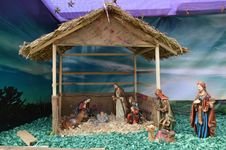 Birth Of Jesus Christ Decoration,  Ahmedabad Royalty Free Stock Photography